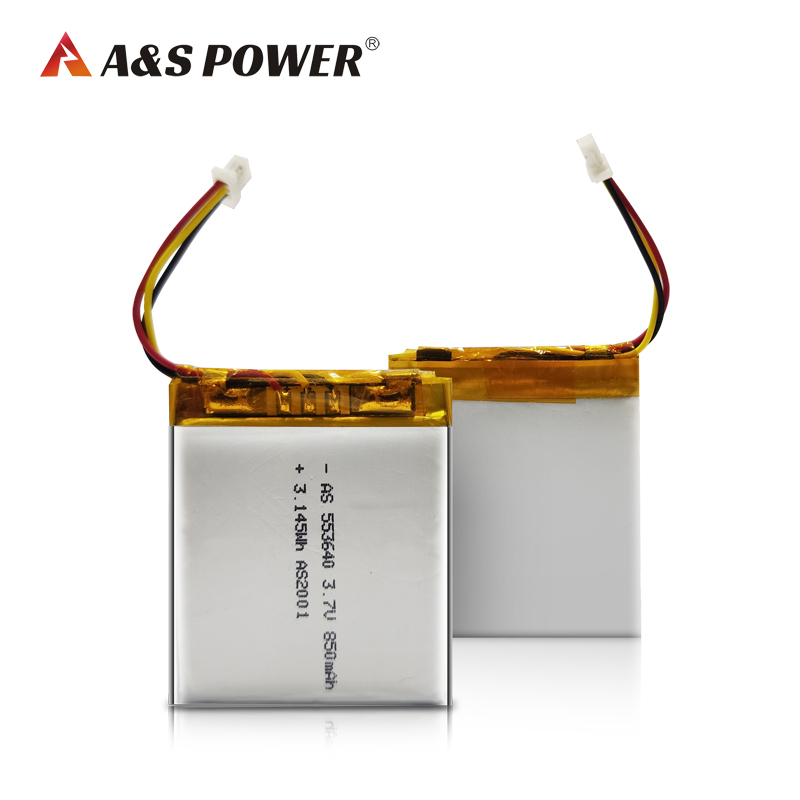 553640 3.7v 850mah