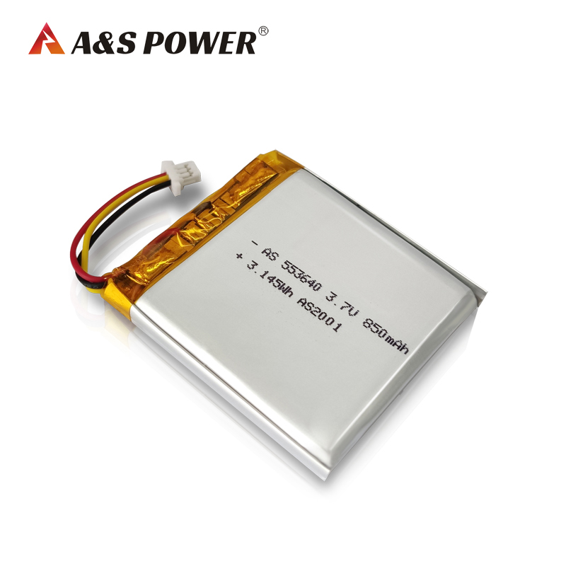 553640 3.7v 850mah