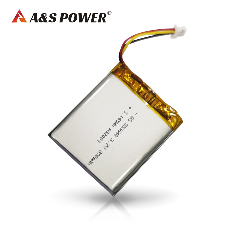 553640 3.7v 850mah