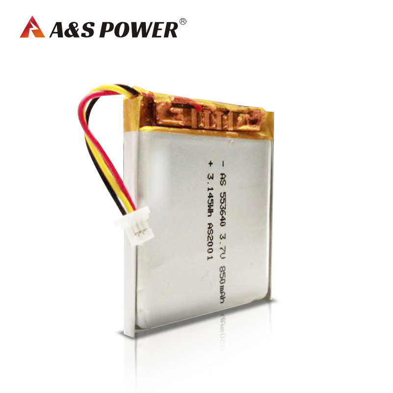 553640 3.7v 850mah