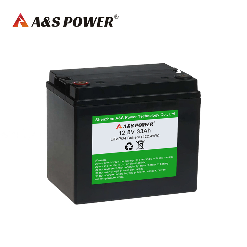 12.8v 33ah LiFePO4 battery