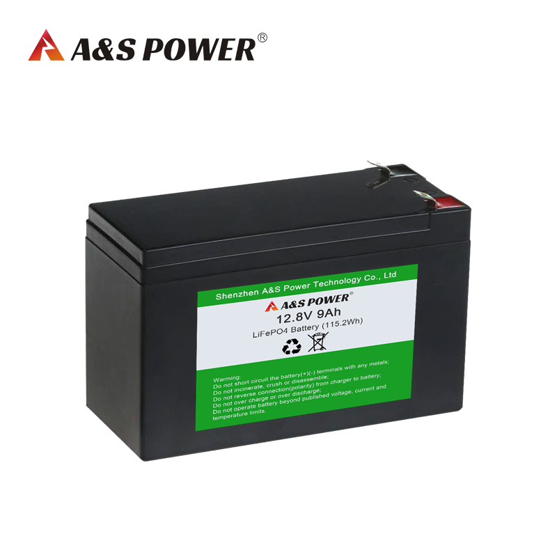 12.8v 9ah LiFePO4 battery