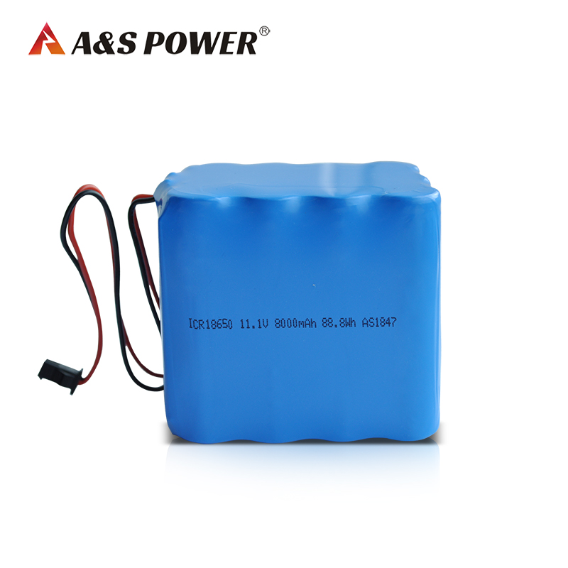 18650 11.1V 8000mAh Lithium Ion Battery Pack
