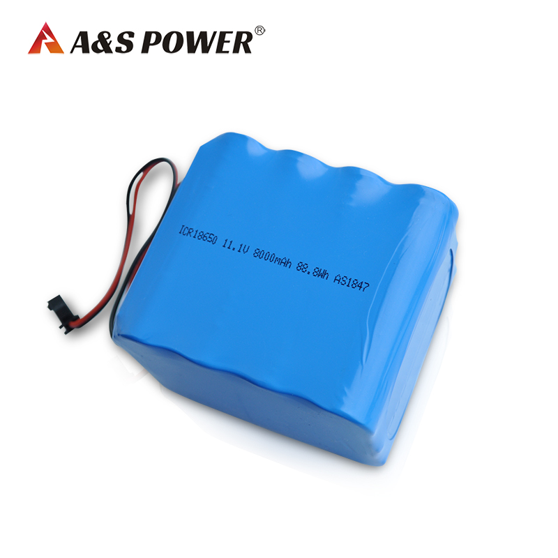 18650 11.1V 8000mAh Lithium Ion Battery Pack