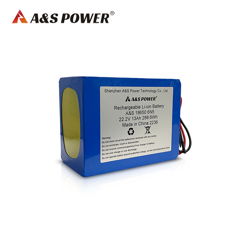 18650 22.2v 13ah li-ion battery pack