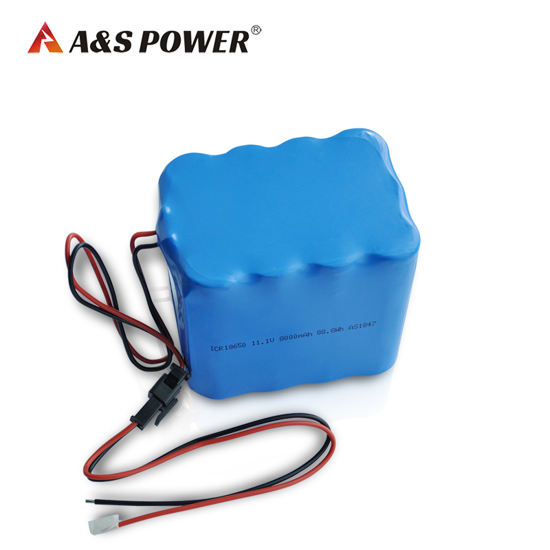 18650 11.1V 8000mAh Lithium Ion Battery Pack